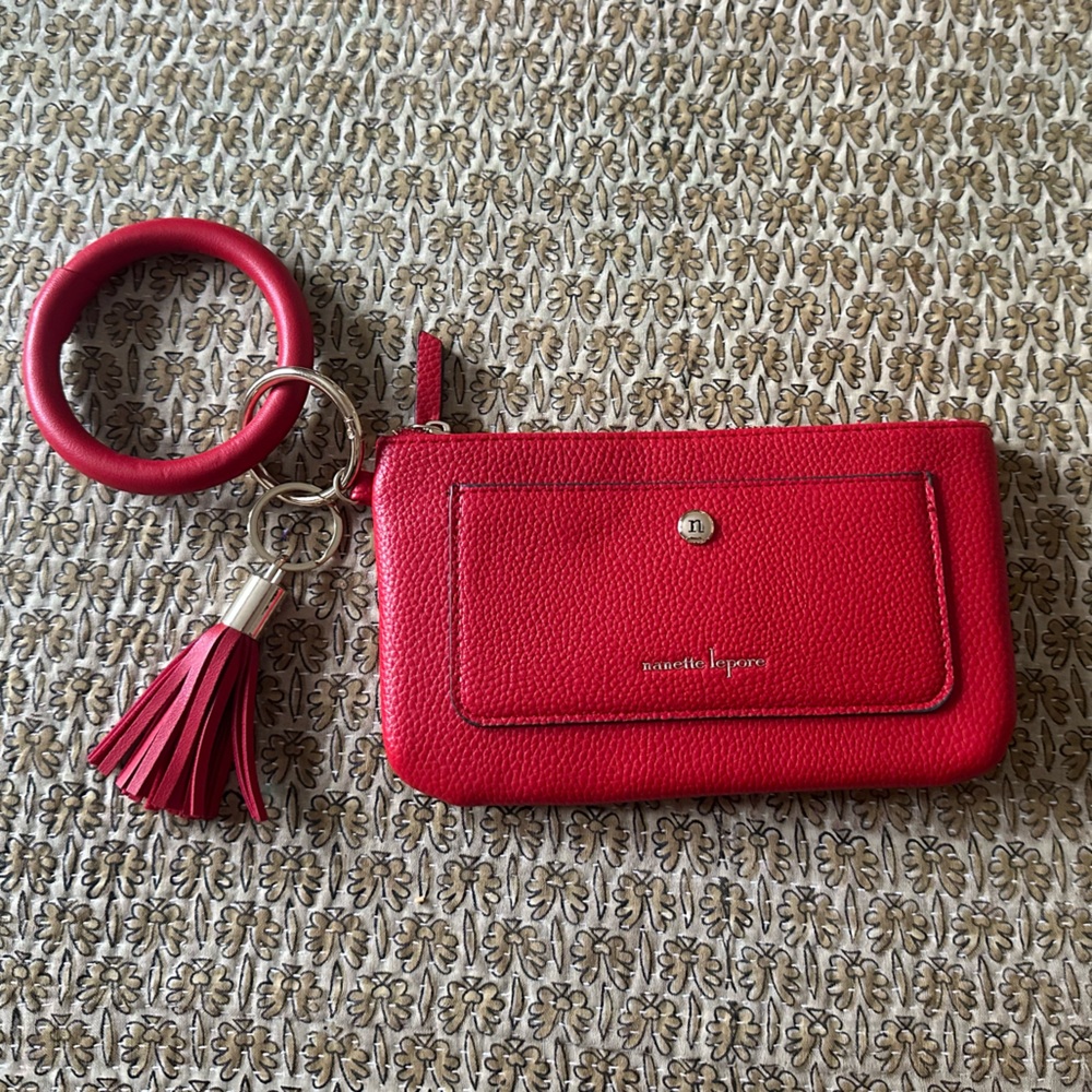 Nanette Lepore Red Wristlet